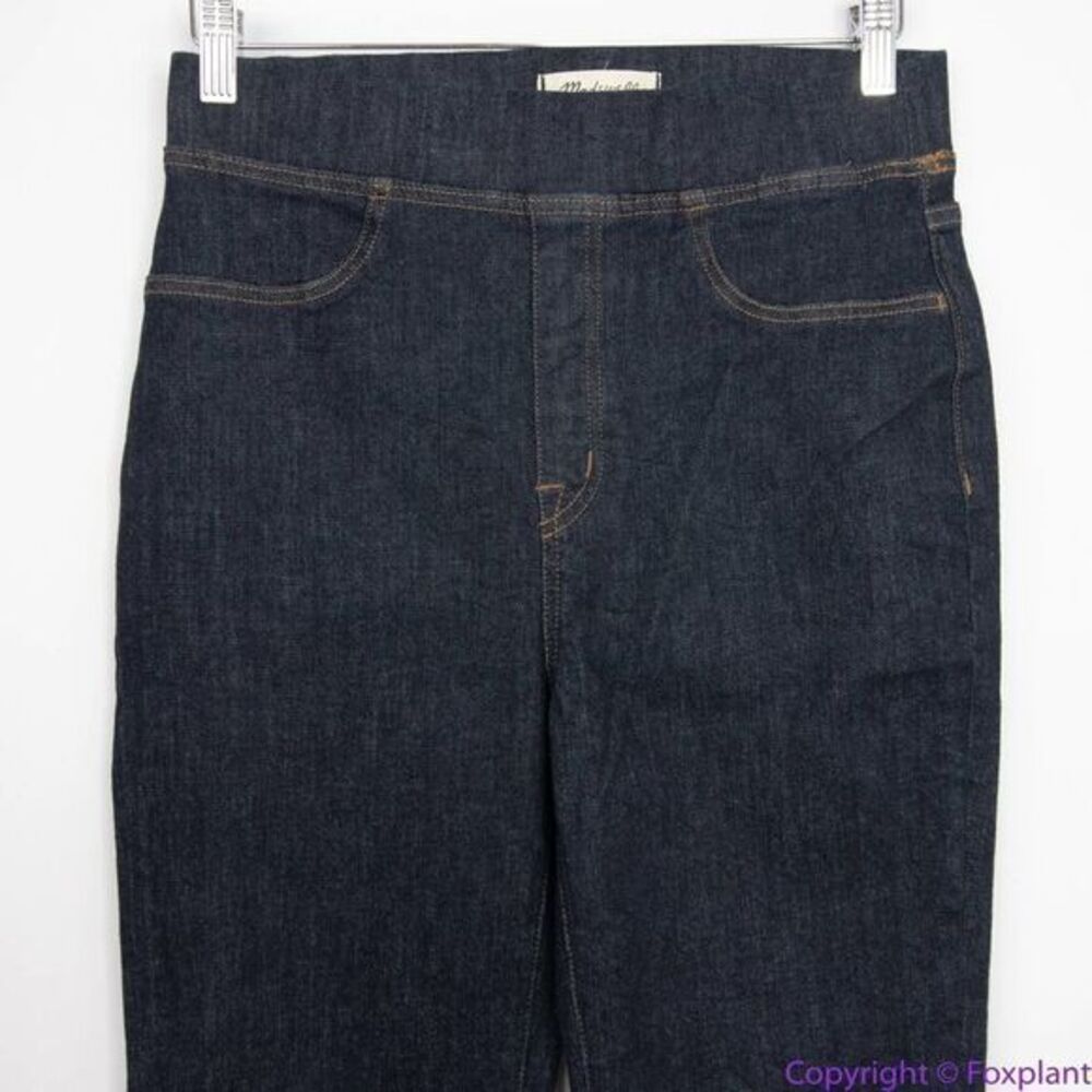 NEW Madewell Pull-On Skinny‎ Flare Jeans in Havenley Wash, 28 - Picture 3 of 14